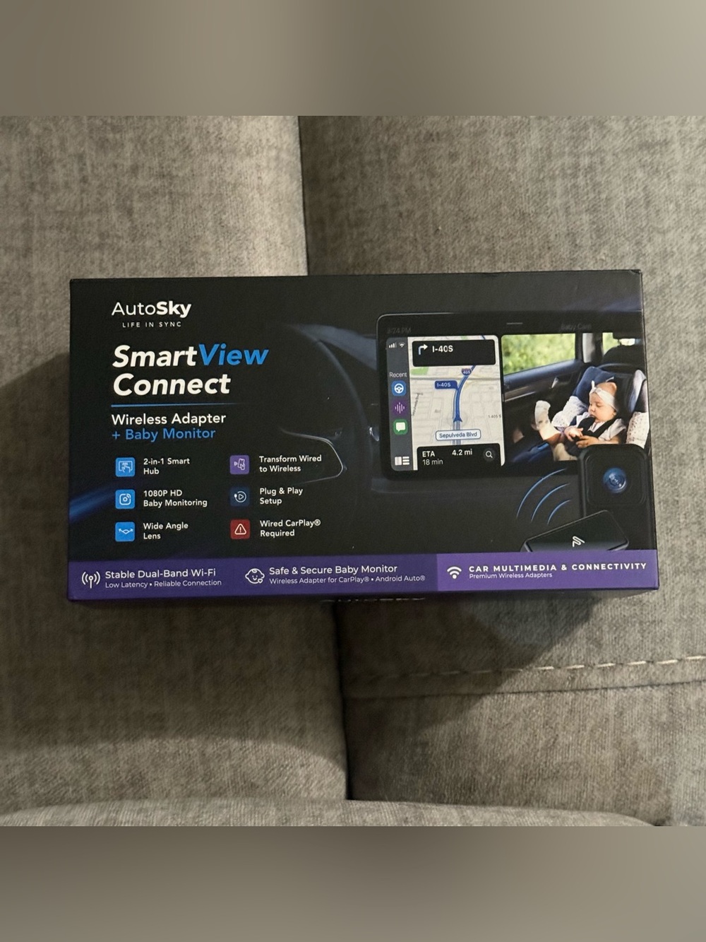 New baby CarPlay car camera monitor